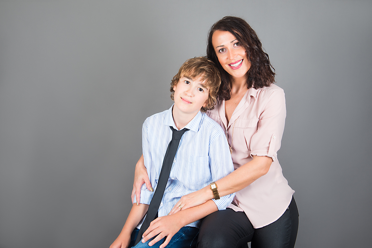 mother and son
